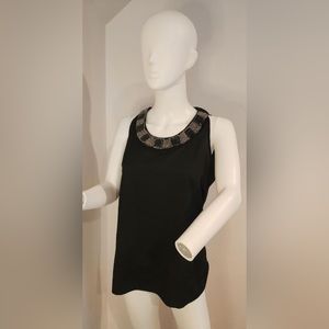 Black Milano Loose Tank Top Size Small